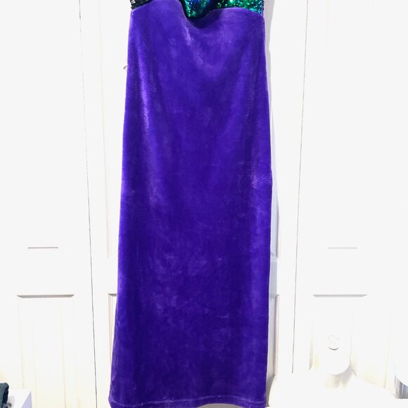 Mermaid Tail Blanket-Purple/Ombre Sequins/Bling Super Soft-Plush-Comfy-Warm - Picture 5 of 15